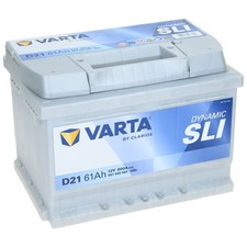Varta 12V 61Ah 600A/EN Autobatterie SLI Dynamic D21 Starterbatterie