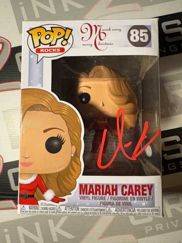 Mariah Carey Signed Mariah Carey Rocks Funko Pop! Autograph ACOA Music Christmas