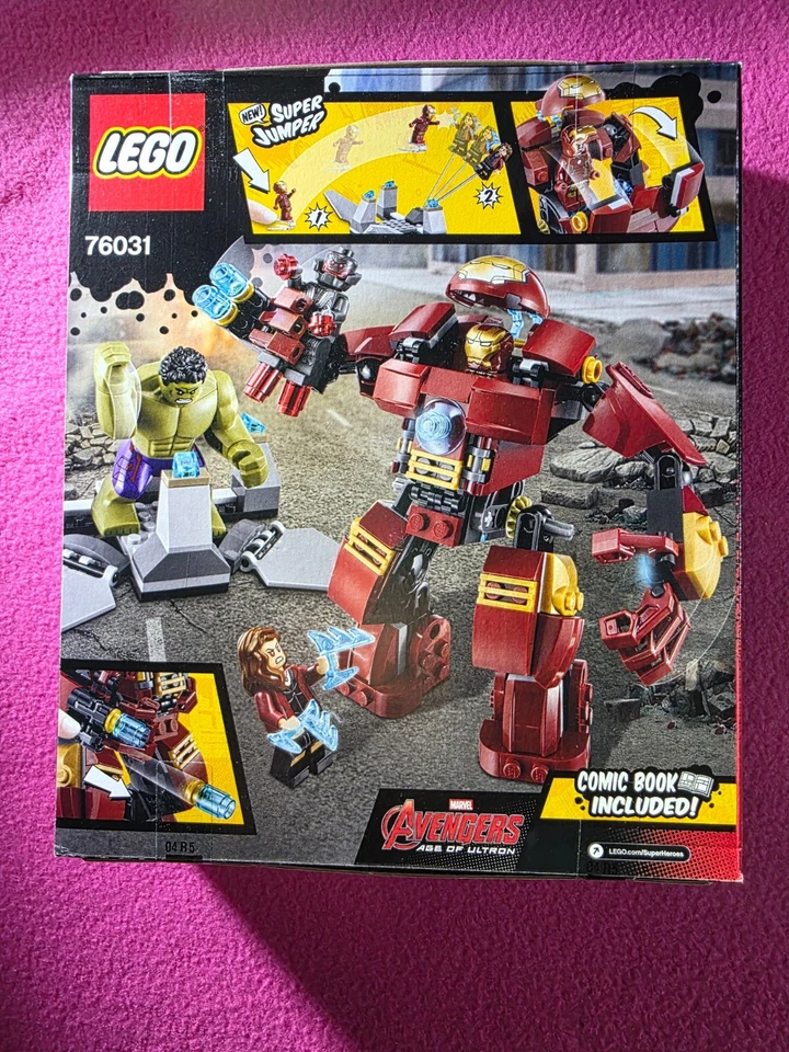 LEGO 76031 The Hulk Buster Smash – Marvel Super Heroes Avengers Set NEW SIB - Image 2 of 4