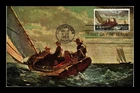 DR JIM STAMPS US MAXI CARD WINSLOW HOMER AMERICAN ARTIST FIRST DAY ISSUE