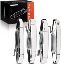 Exterior Door Handles Front Rear Driver Passenger for 2007-2014 Chevy Silverado