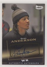 2015 Sage Hit Auto Black Dres Anderson #A12 Auto 03od