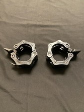 2" Olympic Barbell Clamps Collars Quick Release Pair of Locking Weight Clips