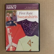 Sewing With Nancy, Nancy Zieman, First Rate Sweatshirts