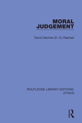 Moral Judgement, Hardcover by Raphael, David Daiches, Brand New, Free shippin...