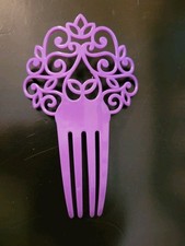 purple Spanish Flamenco Hair Comb Peineta From SPAIN New