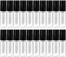 20 Pack 1.5 Ml Empty Lip Gloss Tubes Containers Clear Mini Refillable Lip Balm B