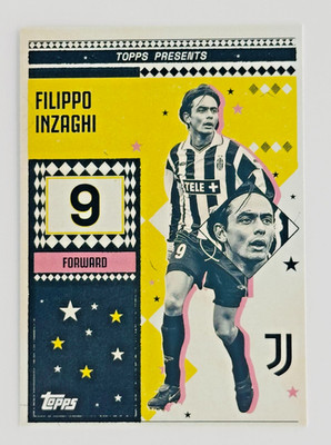 2025 Topps Limited Edition Juventus Team Set Filippo Inzaghi Legend Insert Italy