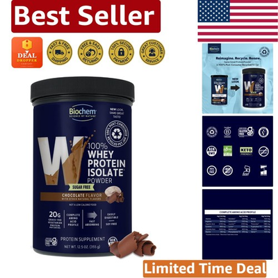 #ad Pure 100% Whey Protein with Sugar Free Chocolate Flavor 20g Clean Nutrition $50.15