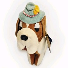Vintage Dakin Dream Pets Plush Big Brut St. Bernard Dog Puppy Figure With Tags