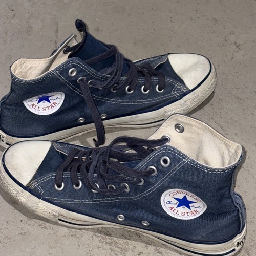 Vintage Converse Chuck Taylor Made In USA Blue Sneakers 90’s Sz 8