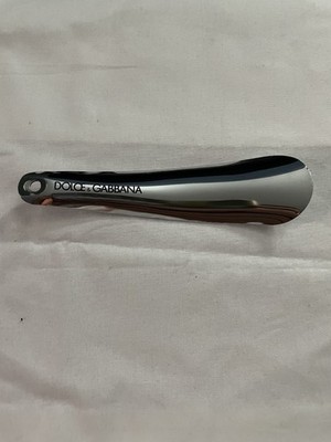 DOLCE GABBANA Shoehorn Silver Color  Unisex 6 1/4 inch