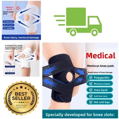 Knee Support Brace Meniscus Patella Strap Breathable Sports Hiking Unisex