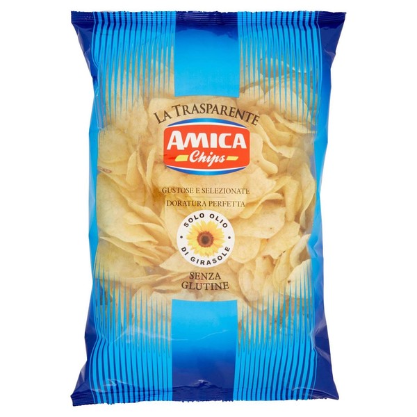 3X Amica Chips Classica Chips Patatine Kartoffelchips Gesalzen 300G Kartoffel-image