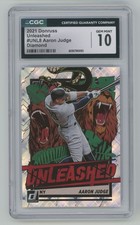 2021 Donruss Unleashed Diamond Aaron Judge CGC 10 New York #UNL8