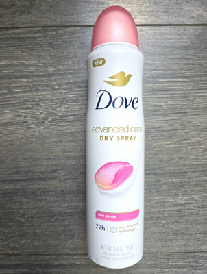 Dove Advanced Care Women s Dry Spray Antiperspirant Deodorant 72h Rose 3.8oz