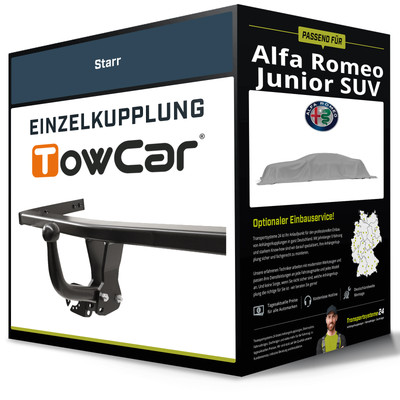 Starre Anhängerkupplung für ALFA ROMEO Junior SUV 24- Typ 626 / 627 TowCar NEU