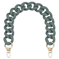 17.7" Acrylic Purse Chain Strap Handle for Shoulder Crossbody Bag Handbag Green