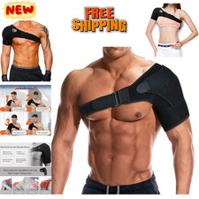 Shoulder Brace Support Compression Sleeve Torn Rotator Cuff AC Joint Pain Relief