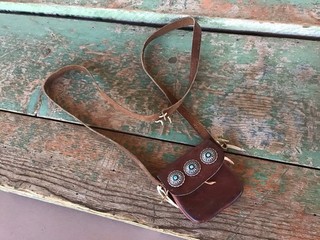 VERY NICE OLDER PUEBLO / HOPI KACHINA / KATSINA BANDOLIER / CORN MEAL POUCH N R