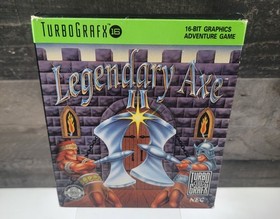 Legendary Axe II TurboGrafx 16 Complete in box CIB Tested Authentic Collection
