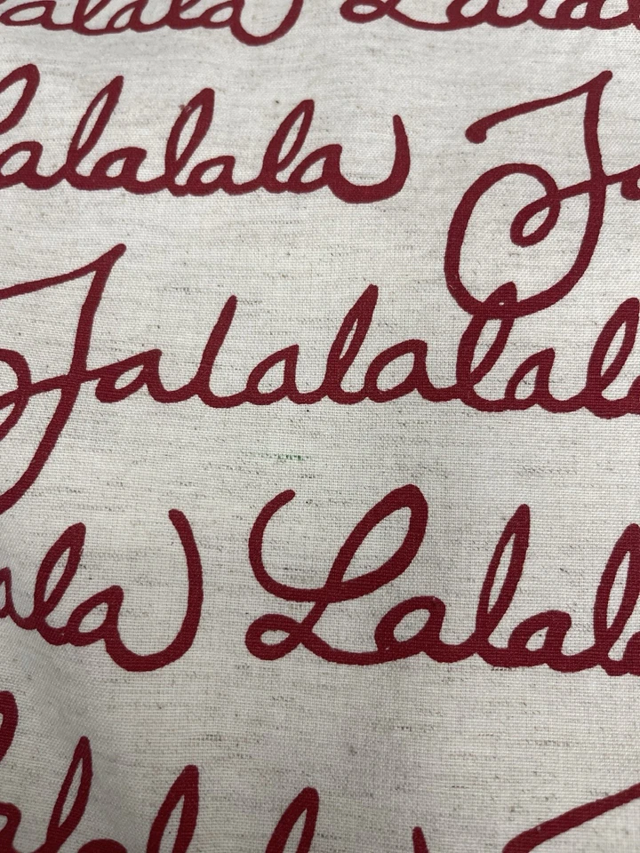 Funda Almohada Lumbar POTTERYBARN Fa La Vacaciones de Navidad 16x26 Foto 3 de 3