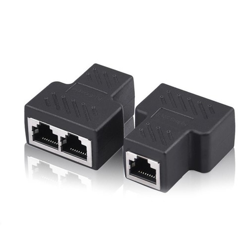 2 Port RJ45 Splitter Adapter LAN Network Ethernet CableS Plug G3I5 BEST Hot K0F0 - Afbeelding 7 van 12