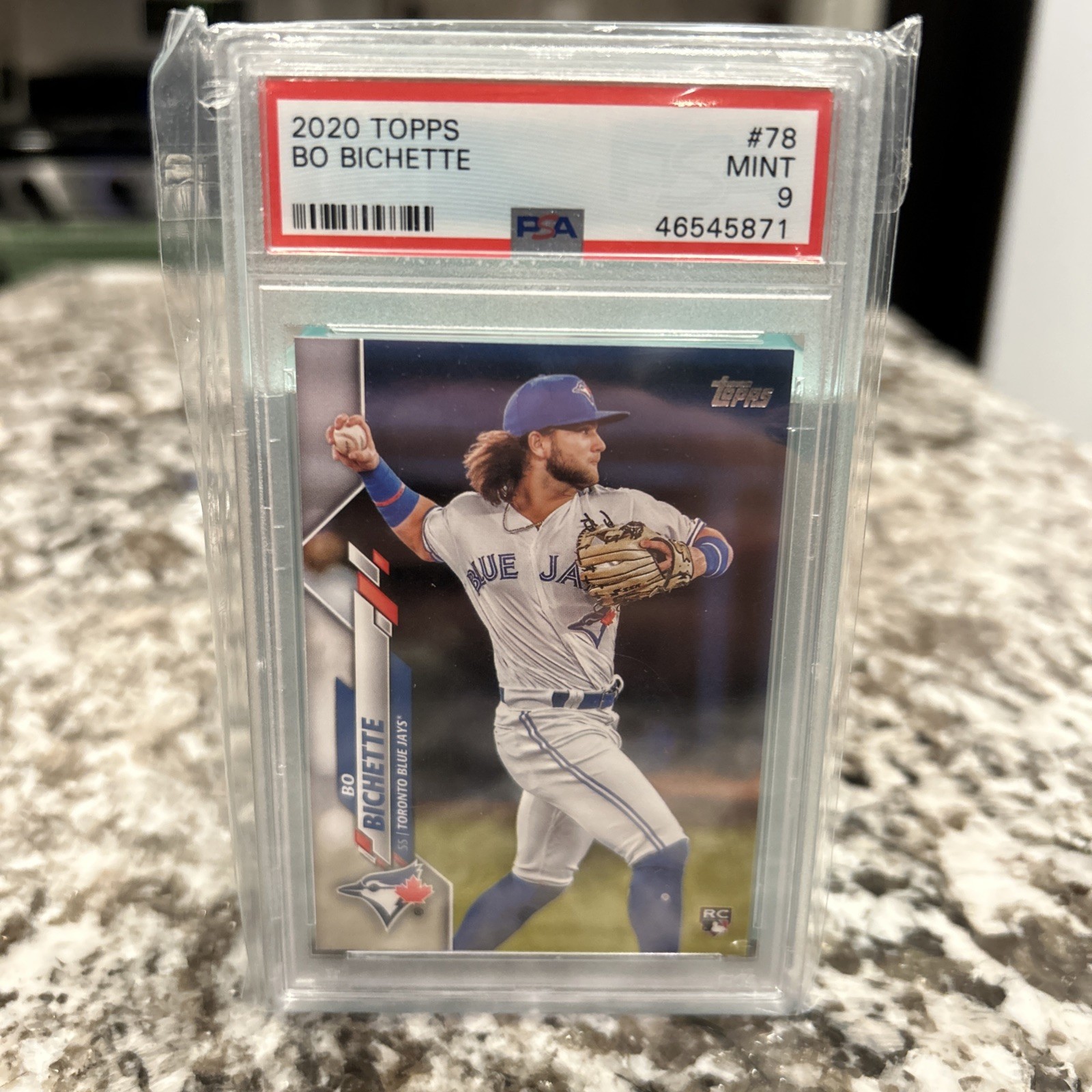 Bo Bichette #78 Topps paper  (RC) Psa 9 2020 rookie