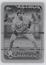 2024 Topps Series 2 Printing Plate Black 1/1 Michael Brantley #381 o4r