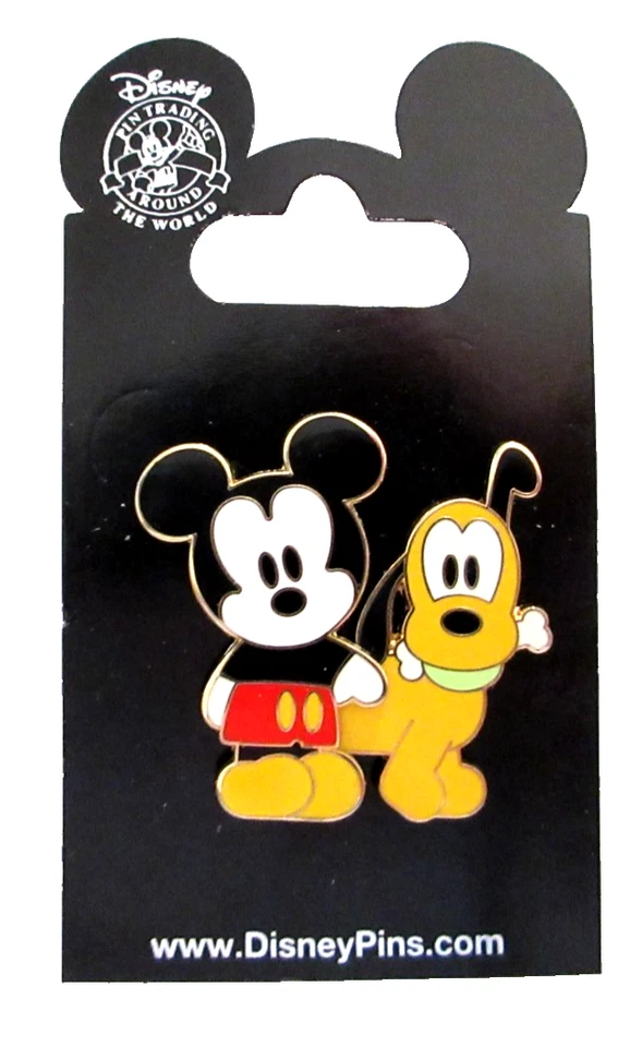 WDW 2008 MICKEY MOUSE and PLUTO PART OF CUTE CHARACTERS COLLECTION PIN - #41868 - Image 2 of 3