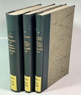 Bibliographie De La L'Histoire De Belgique. Cahiers / Bijdragen, Vol. 15: 1789-2