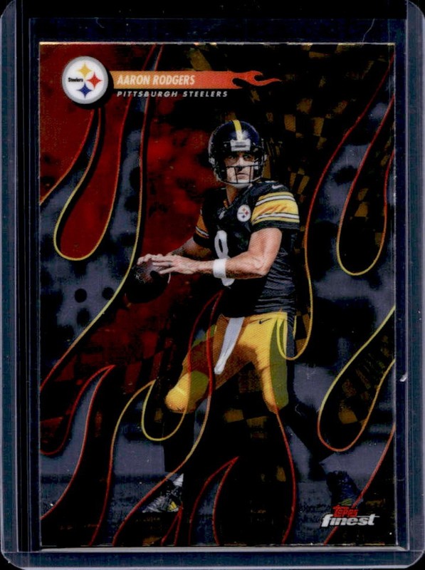 2025 Topps Finest Aaron Rodgers Torchers #T-27 Steelers