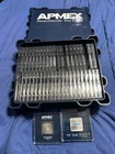 APMEX-GEIGER Edelmetalle 1 oz square Bars Silver .999 assay-toned Bullion