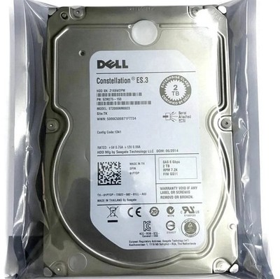Dell 2TB ST2000NM0023 Enterprise Plus 2TB SAS 6GBs 3.5  HDD