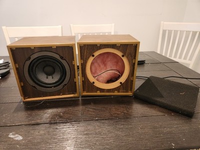 Vintage Auratone 5C Super Sound Cube Studio Monitors Speakers (Pair)