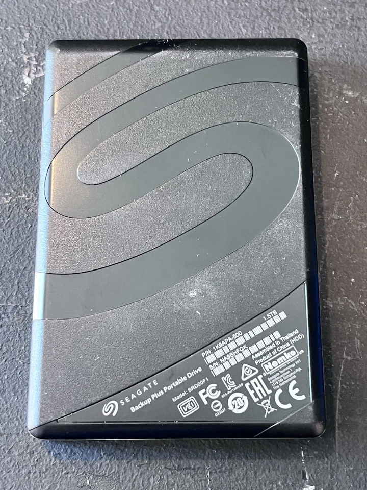 Seagate Backup Plus 1.5TB Portable External Hard Drive USB 3.0 - Grey - Image 2 of 3