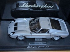 KYOSHO 1/18  Lamborghini Miura P400 SV Silver 918403