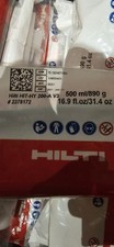 Hilti HIT-HY 200-A V3 Resin InjectableMortar, 500ml/BOX OF 20 EXP Feb 2026