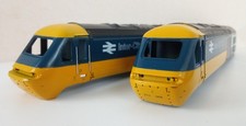 Hornby OO Gauge Inter-City 125 HST Power Car Body Pair BR Blue/Yellow 43010/11#5