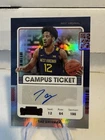 2022-23 Panini Draft Contenders Autograph 78/99 Taz Sherman WVU Basketball