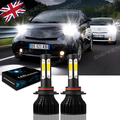 HIR2 9012 LED Headlight Bulbs 6000K Hi/Lo Beam For Toyota IQ 2009-15 ...
