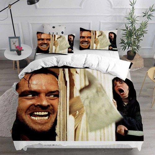 The Shining Scary Killer Halloween 3D Duvet Cover Bedding Set Pillowcase - Picture 1 of 3