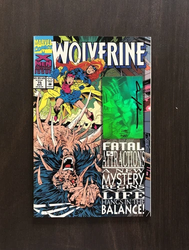 Wolverine #75 (1993) Marvel Comics Signed By Adam Kubert with COA