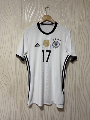 GERMANY 2016 2017 HOME SHIRT JERSEY ADIDAS AI5014 sz M MEN #17