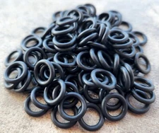 Bag of 100 Black Tattoo Machine O-Rings Forward Tattoo Supply American Parts