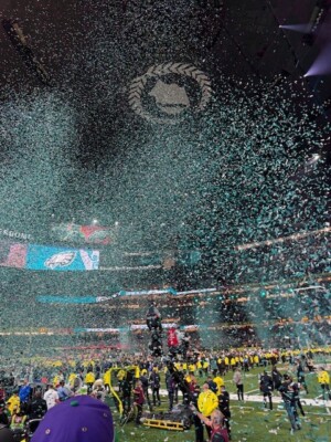 Super Bowl LIX EAGLES Confetti Authentic 40+ Pieces