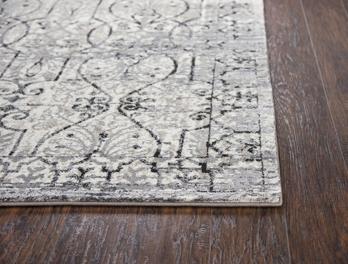 Rizzy Rugs Ivory Transitional Casual Circles Curves Area Rug Geometric PN6982 - Picture 2 of 16