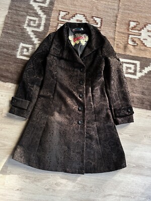 Womens Coats Desigual Coats Desigual Women's Polyester Black Coat