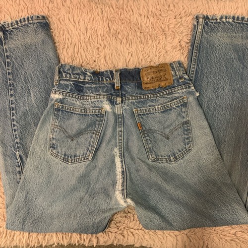 26 Faded Black Grey Vintage Denim 