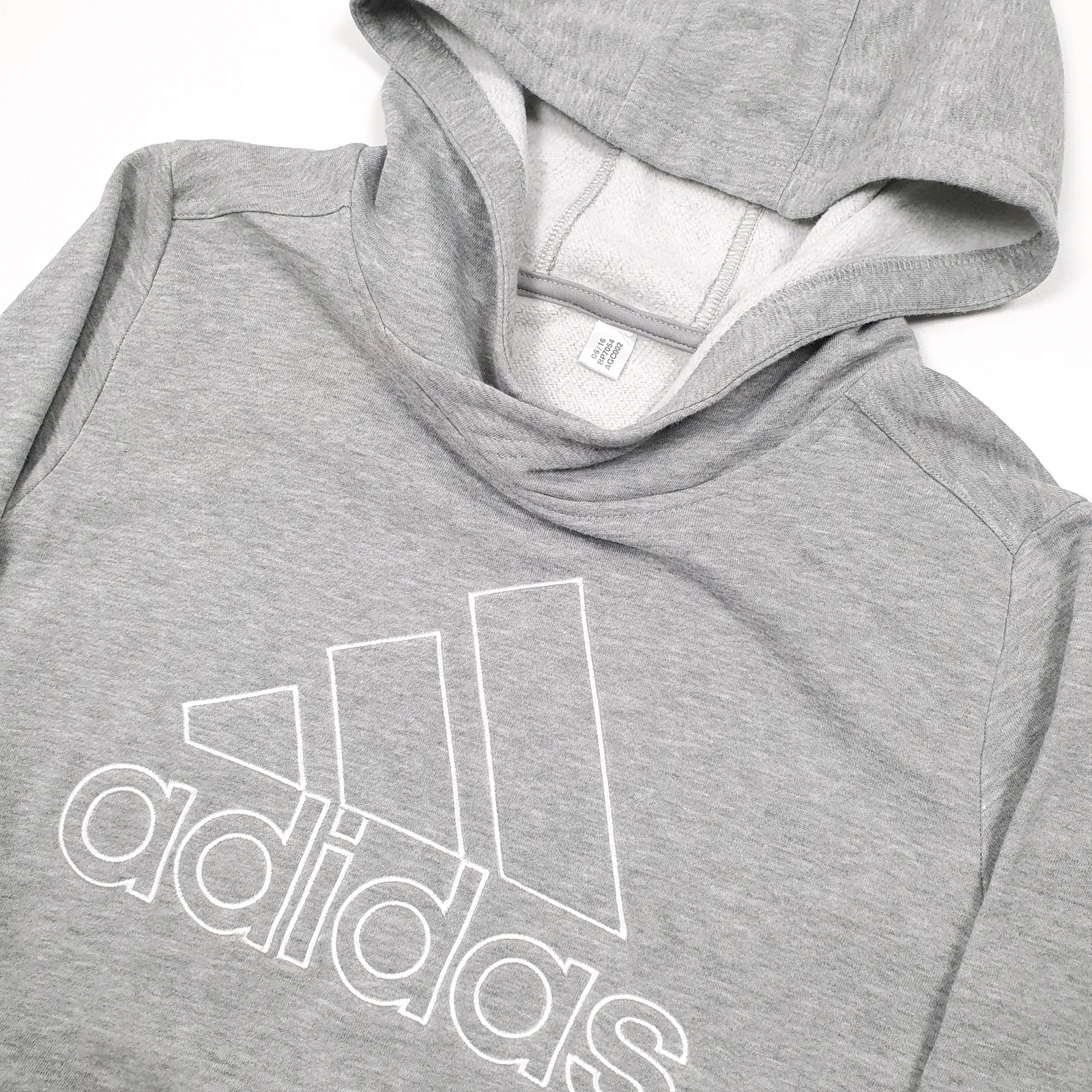 Mens ADIDAS Cotton Hoodie Jumper Sweatshirt S image 2